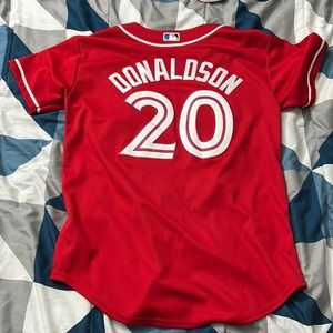 Toronto Blue Jays Josh Donaldson Red Canada Day jersey